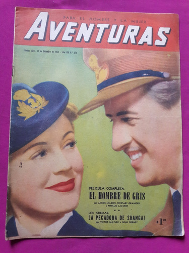 Revista Cine Aventuras Nº 374 Película El Hombre De Gris