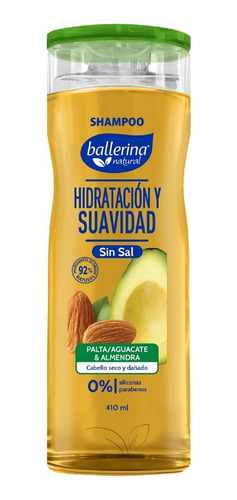 Ballerina Shampoo Sin Sal Palta Almendra