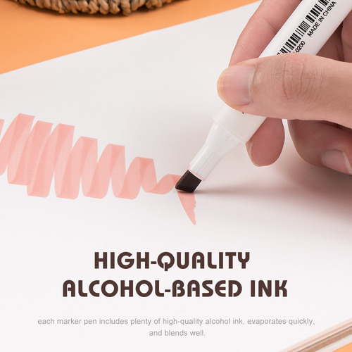 Juego De Marcadores De Alcohol Arrtx Skin Tone De Doble Punt