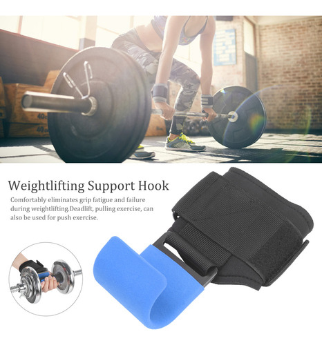 Levantamento De Peso Esportivo Pull Up Hook Gym Power Traini
