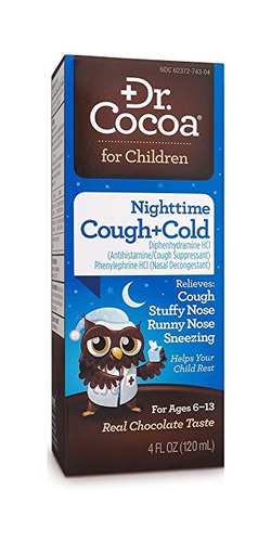 Tos Dr. Cacao Y Medicamentos Para El Resfriado Nocturna, 4 O