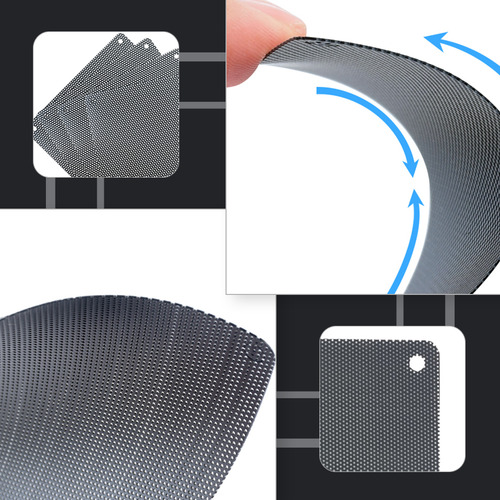 Filtro Fan Mesh Fan Dust Filter Sector, 10 Unidades