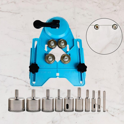 Bit Holesaw Jig Posição Da Copa De Sucção Única Azul