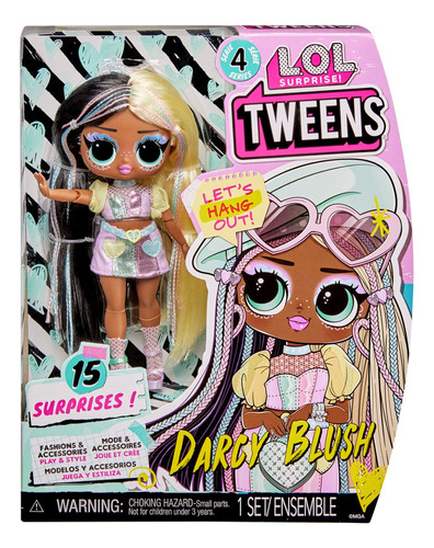 Muñeca Lol Surprise Tweens Serie 4 Darcy Blush En Plástico