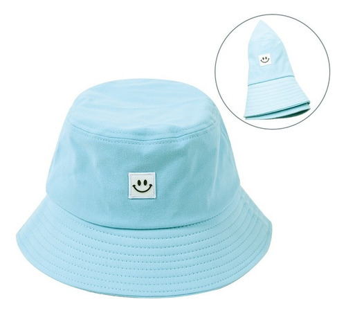 Sombrero De Pescador Para Mujer, Cara Sonriente, Capota, Cub