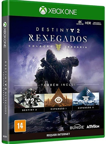 Jogo Destiny 2 Renegados Coleção Lendária Xbox One