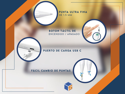 Lapiz Optico Dibujo Capacitivo Rechazo De Palma