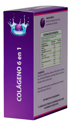 Solanum Colágeno 6 En 1 Vit.c, Zinc, Vit. A 45 Caps Sfn