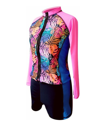 Body Lycra Uv Mujer Estampado Keikeineoprene Natacion Pileta