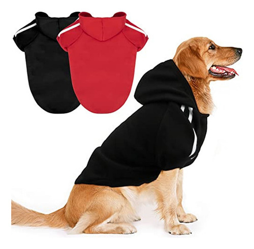 Rypet 2 Paquetes De Sudadera Básica Con Capucha Para Perro,