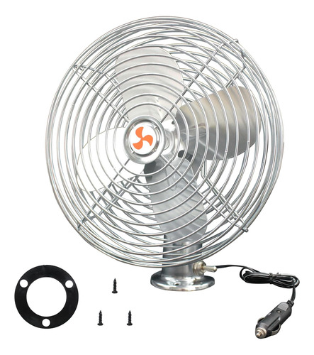 Ventilador Automotriz 8 Pulgadas Conexion Para Encendedor