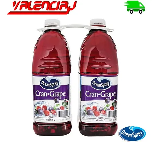 Ocean Spray Jugo Arandanos Y Uva X 2 - mL a $11