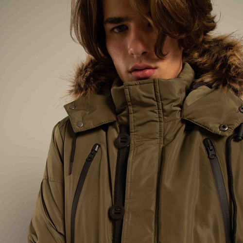 Imagen 5 de 10 de Campera Leviatan Military Green