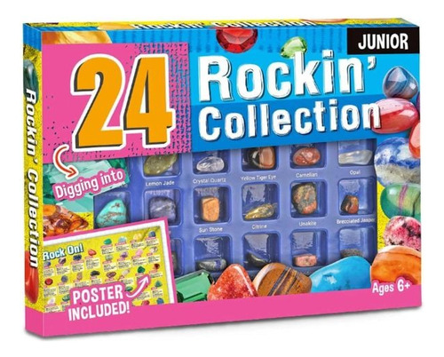 Colección De 24 Rocas En Estuche Juguetes
