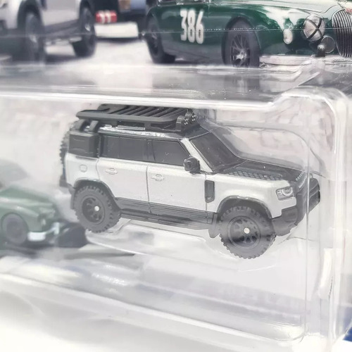 Hot Wheels Team Transport Jaguar Mk1 Land Rover Defender Color Coloreado