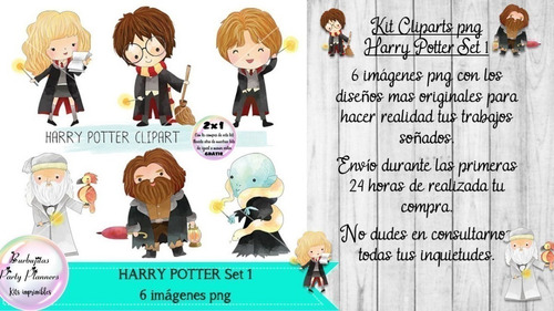 Cliparts Imagenes Png Harry Potter Set 1