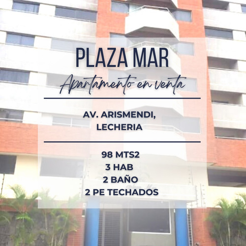 Plaza Mar, Av Arismendi, Lecheria | Venta Apartamento | 98 Mts2 | 3h | 2b | 2pe Techado | $58.000
