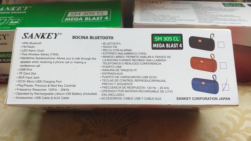 Imagen 4 de 4 de Corneta Portatil Sankey Sm 305 Cl