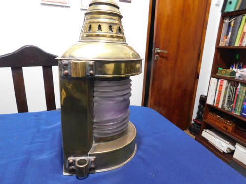 Farol Nautico Naval Barco Marino Vidrio, U.s.a., Miralo (Usado)
