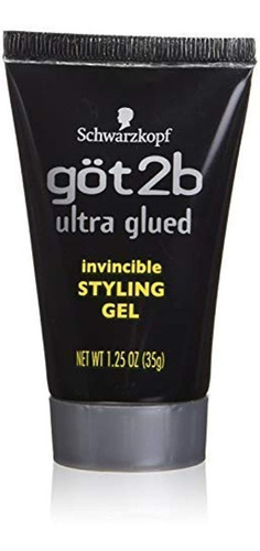 Got 2b Gel De Peinado Invencible Ultra Glued, 1.25 Onzas