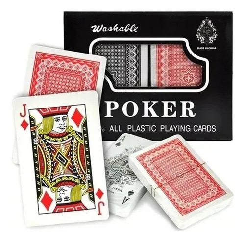 Cartas Poker Juego Royal Plastificado Naipe