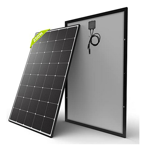 Panel Solar Monocristalino 250w Para Carga 12v Rv