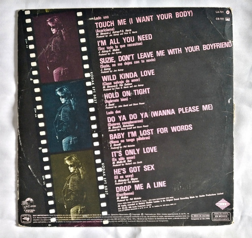 Lp Samantha Fox Touch Me Nacional (Usado)