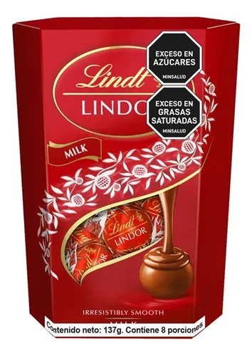 Chocolates Lindt Lindor Con Leche 137grs