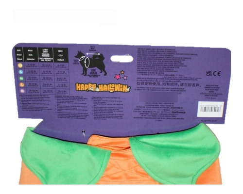 Disfraz Perros Disney Original Calabaza Talla L