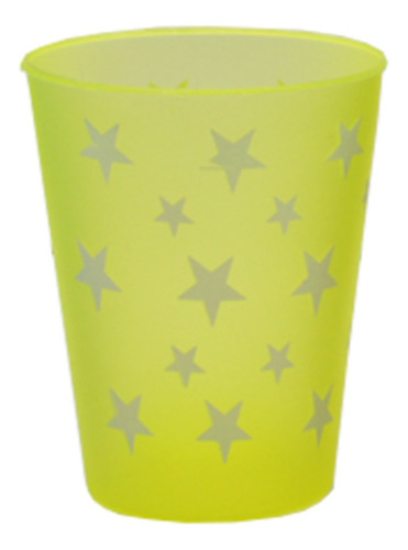 Vasos Lunares Estrellas Plástico Cotillón Infantil 30u