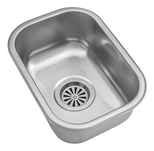 Imagen 1 de 7 de Bacha Simple Pileta Cocina Johnson Acero Tt34 Chic Promo