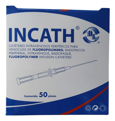 Incath 20 G X 30 Mm Punzocat 50 Unidades 1.1mm