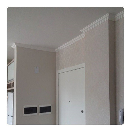 Imagem 5 de 7 de Moldura Rodateto Sanca De Isopor C/ Acabamento M2 Kit 50 Mts
