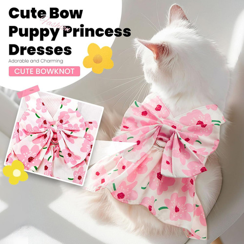 S Lindo Vestido For Perros Pequeños, Ropa For Niñas Y Cachor