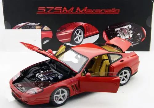 Ferrari 575 Maranello 2002 Hot Wheels Elite Miniatura 1/18