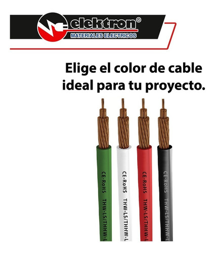 Imagen 5 de 7 de Caja 100 Mts Cable Verde Cal 8 Awg Kobrex Vinikob 100% Cobre