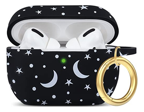 Moon Star Silicone AirPods Pro 2 Case, Gawnock Soft