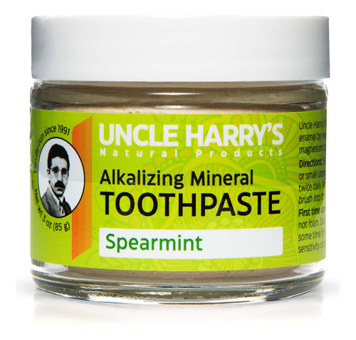 Uncle Harry's Pasta De Dientes Remineralizante De Menta Verd