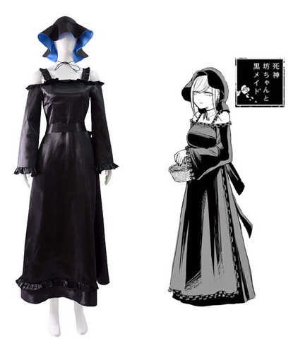 Cosplay De Vestido De Master Death And The Black Maid Alice