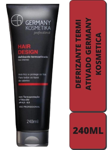 Creme Pentear Cabelo Defrizante Liso Anti-frizz Germany 240