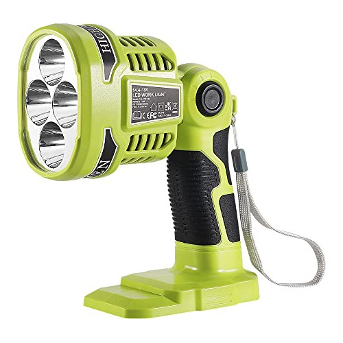 Para Luz De Trabajo Led Inalámbrica Ryobi, 12w 1120lm,...