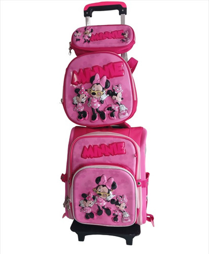 Mochilas 3 En 1 Mario Bros Y Minnie Mouse 