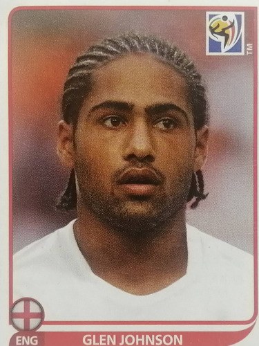 Estampa Panini Mundial South África 2010 #187 Glen Johnson 