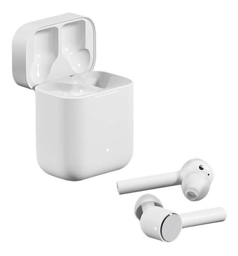 Imagen 2 de 2 de Audífonos in-ear inalámbricos Xiaomi Mi AirDots Pro TWSEJ01JY white con luz LED