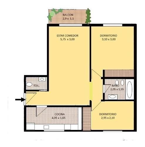 Imagen 11 de 11 de Departamento En Venta En San Fernando