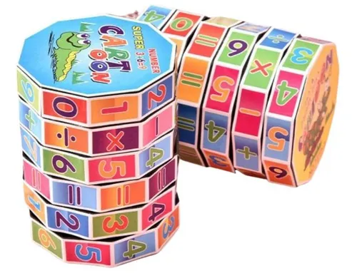 Juego Cubo Números Didáctico Aprender Matemáticas Niños Suma