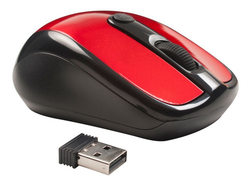 Imagen 2 de 2 de Mouse Noga NGM-358 rojo y negro