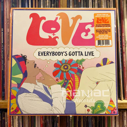 Imagen 1 de 2 de Love Everybody's Gotta Live Edicion Vinilo