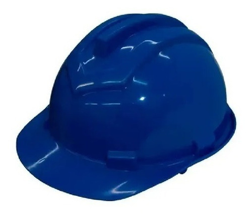Capacete Epi Engenheiro Mestre Obras Pedreiro Ledan Cor Azul