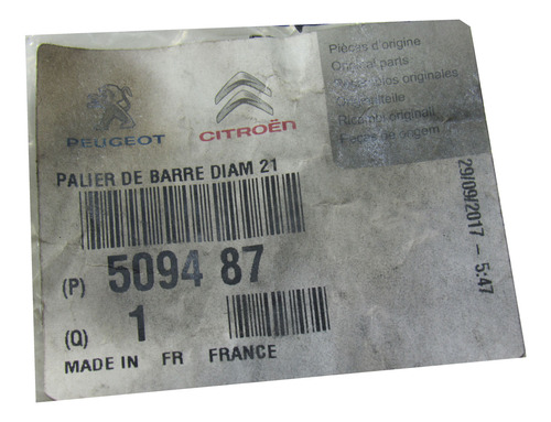 Bucha Da Barra Estabilizadora Dianteira Peugeot 307- 21mm